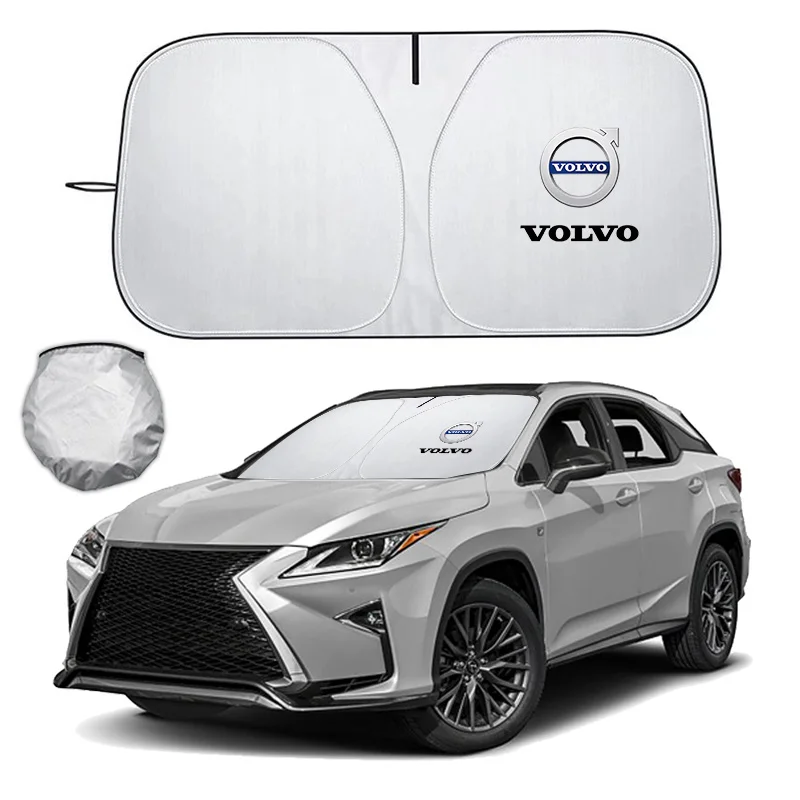 Folding Car Windshield Sun Shade Cover Visor UV Protector For Volvo EX90 V60 V40 XC90 S60 XC60 V50 V70 S90 XC40 S80 V90 EX30 C70 view 2