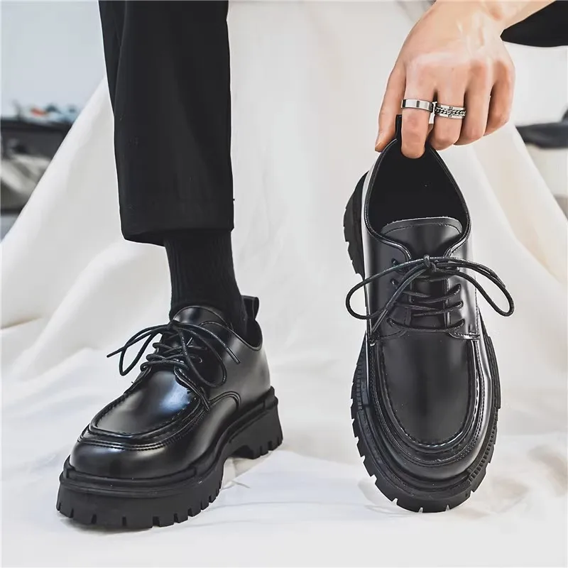 

Men's Casual Formal Business Leather Shoes Quality Selection Wedding Shoes Classic Patent Leather Oxford Shoes Zapatillas Hombre