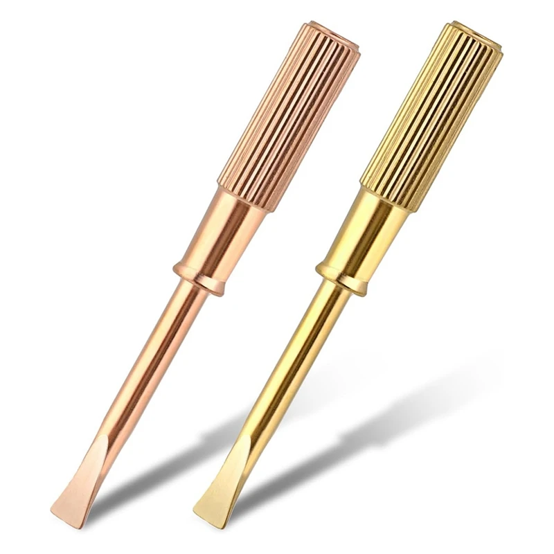 2 PCS Bracelet Screwdriver Titanium Steel Mini Screwdriver Jewelry Repair Tools Slotted Screwdriver Suitable For Repair Durable