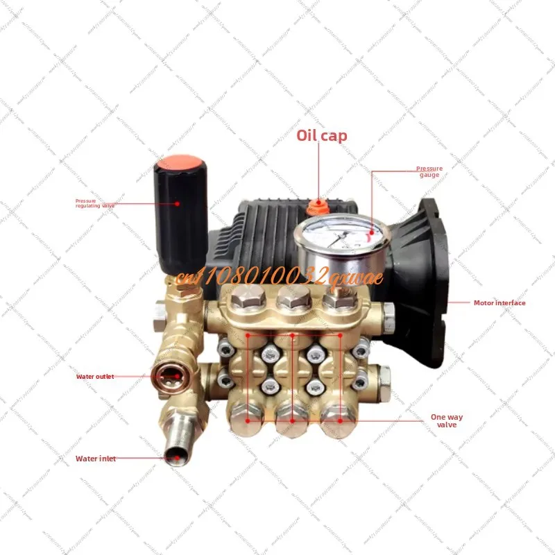 1812 1814 High Pressure Triplex Plunger Pump 16L/min  for Car Wash Industrial Cleaning