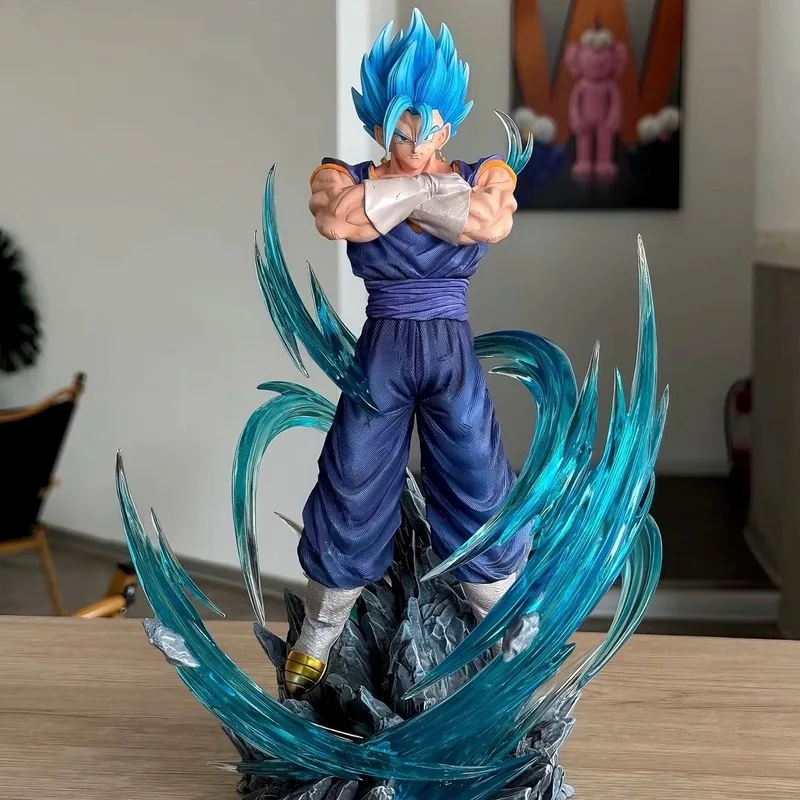 Dragon ball anime figura 33cm vegetto figura de ação estática estatueta modelo estátua boneca coleção decoração brinquedo presente do miúdo