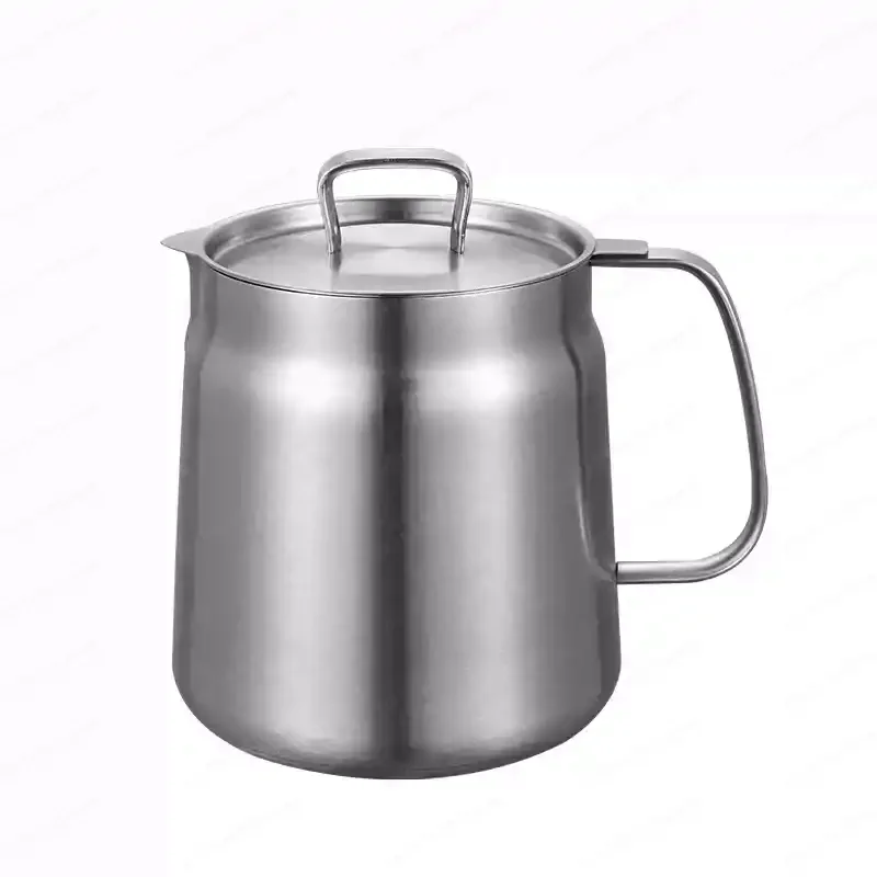 

2L multifunctional oil filter pan, stainless steel fried basket, oil pot