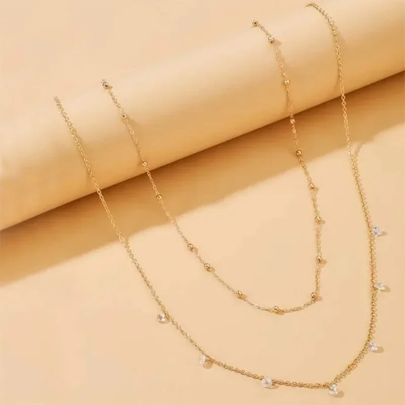 1 Fashion Personality Round Bead  Fringe Pendant Waist Chain Simple Temperament Waist Decoration Woman