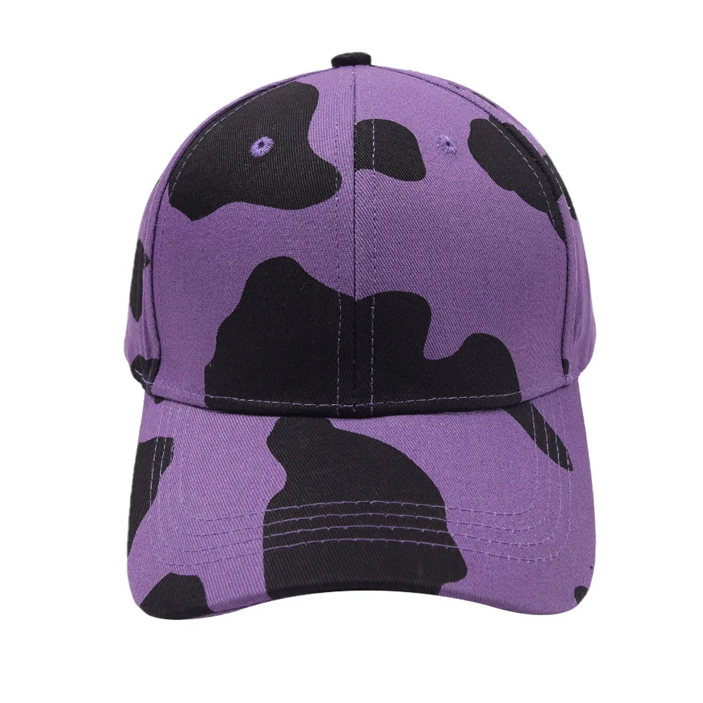 Cow Hot Selling Patterned Baseball Cap for Women with High-end Feel Practical Sun Shading and Sun Protection Duckbill Cap