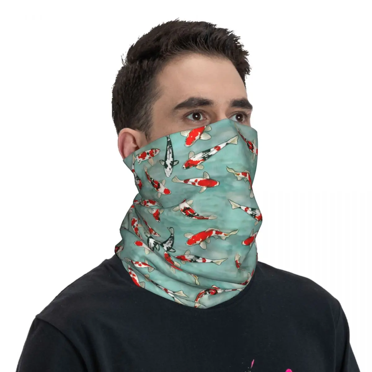 Le Ballet Des CarhearKoi-Foulard de la présidence, masque en polyester pour le cou et le visage