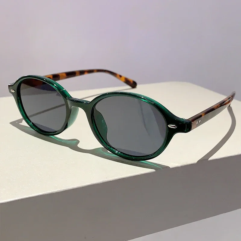 KAMMPT Y2k Vintage Oval Sunglasses Women 2024 New Fashion  display picture 1
