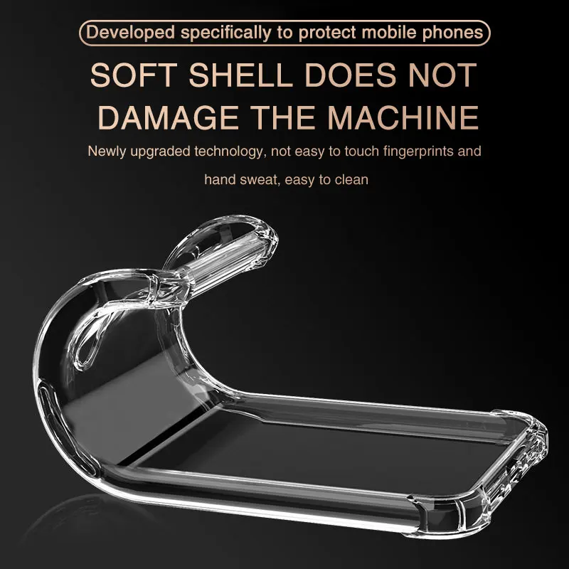 Luxury Clear Shockproof Phone Case For iPhone X Xr Xs Max Case 11 12 13 14 Pro Max 8 7 6s Plus SE 2020 Silicone Back Cover image 6
