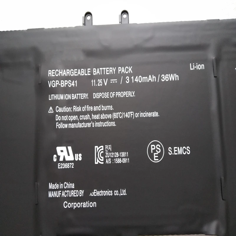 New VGP-BPS41 Battery For Sony Vaio Flip13 13A SVF13N17SCS SVF13N13CXB SVF13N18SCS SVF13NA1UL SVF13N25CG SVF13N17SCB SVF13N29SCS