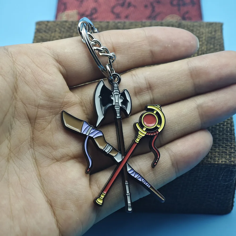 Frieren: Beyond Journey's End llavero Frieren Fern Stark varita mágica llavero periférico de animé colgantes regalo novedoso