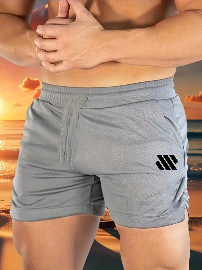 

Мужские шорты для спортзала, летние фитнес-шорты, спортивные шорты для бега, мужская спортивная одежда для джоггинга