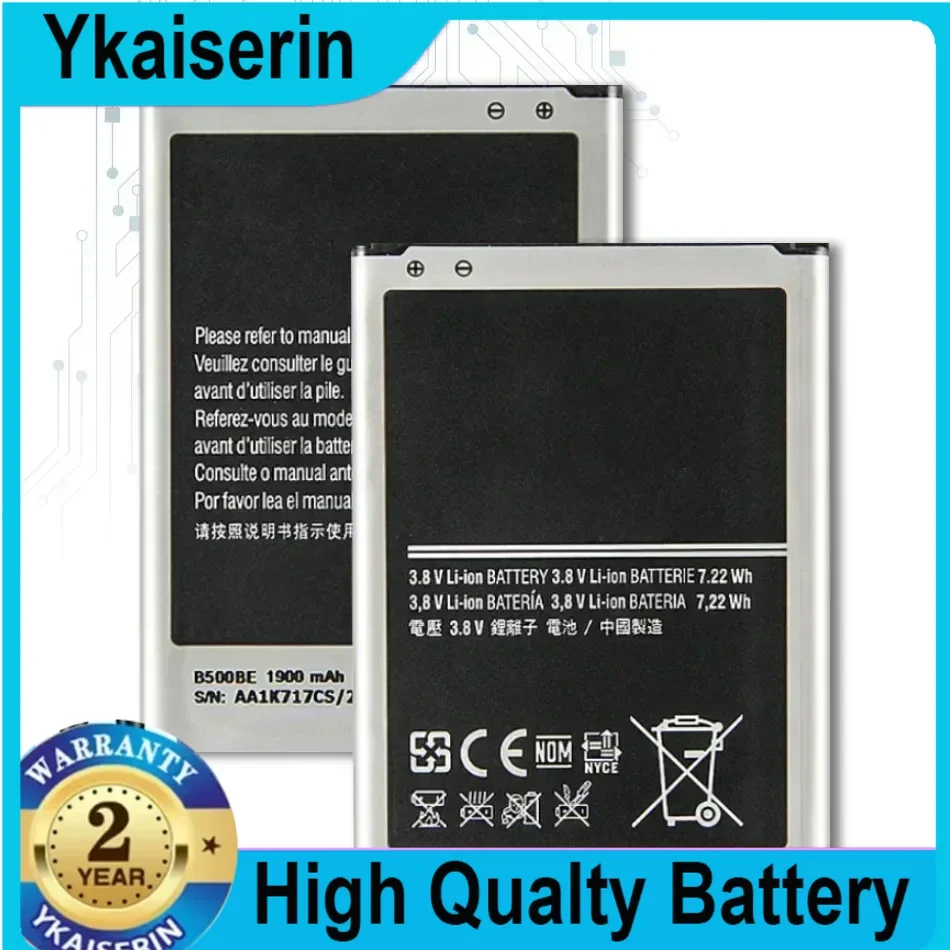 B500BE B500AE Replacement Battery For Samsung GALAXY S4 Mini I9190 I9192 I9195 I9198 S4Mini S 4 Mini 1900mAh with Track Code