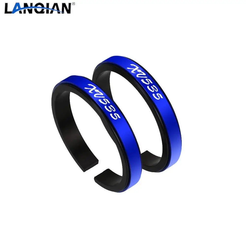 Motorcycle Front Shock Absorber Auxiliary Adjustment Rings CNC Aluminum Accessory For YAMAHA XV535 XV 535 VIRAGO 1987-2000 1999