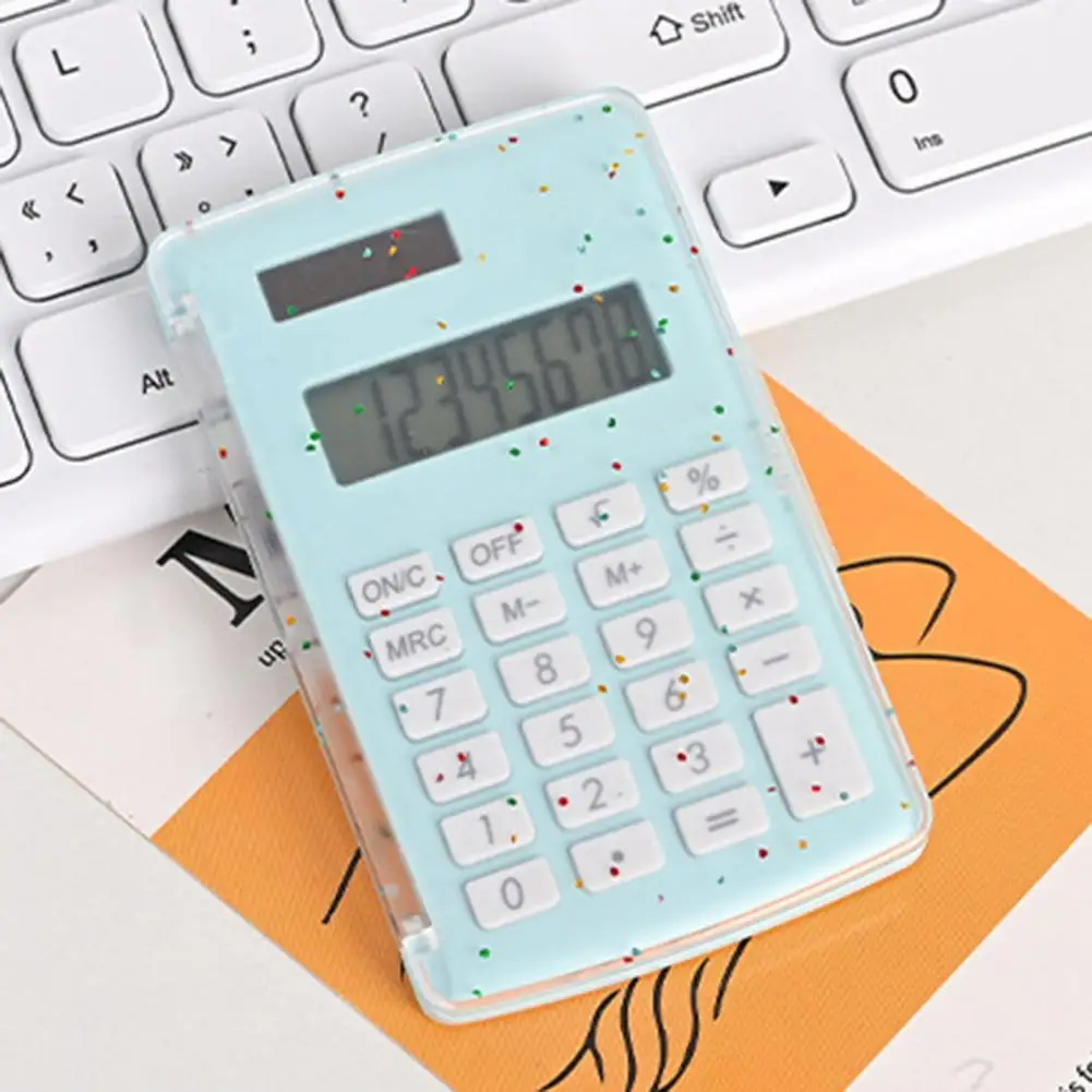 Lcd Display Calculator Screen Calculator Solar Battery Operated Desktop Calculator with Lcd Display Big Buttons Portable Student
