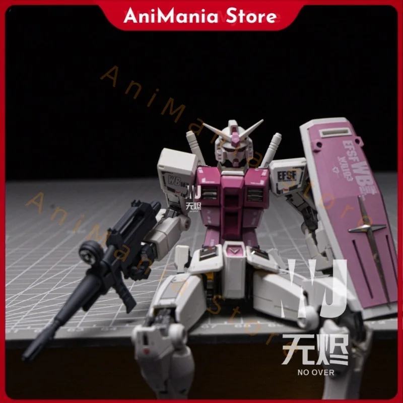 

Модель MOWUJI HG Shines Beyond The Original Ancestor Sakura Pink Series RX-78-2 1/144, собранная модель с предварительно окрашенной кастомизацией