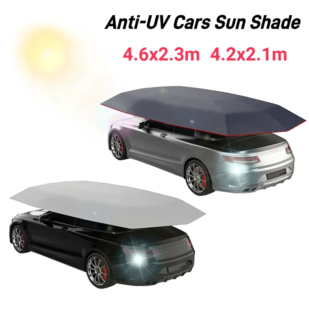 Telo Copriauto Estivo Parasole Impermeabile Anti-UV Pieghevole Tenda Auto Protezione UV