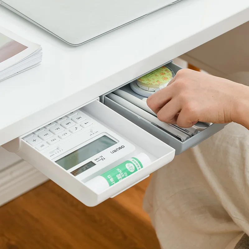 Gran artefacto de dinero oculto para habitación privada, pegatinas creativas, caja inferior de mesa, caja de almacenamiento oculta antirrobo, caja fuerte