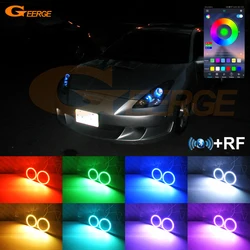 For Toyota Celica T23 2000 2001 2002 2003 2004 2005 BT App RF Remote Multi-Color Ultra Bright RGB LED Angel Eyes Kit Halo Rings