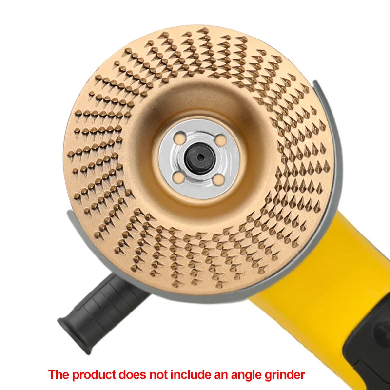 Angle Grinder Polishing Disc Woodworking Grinding Thorn Disc Flat Disc Plastic Polishing Wheel Wood Tea Plate Root Carving Tool