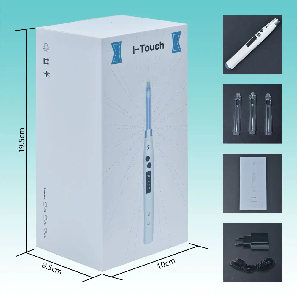 Dental Oral Anesthesia Injector Portable Painless Wireless Local Anesthesia with Operable LED Display Chargeable Dental Supply