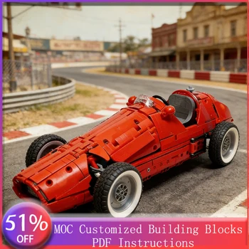 1775 PCS Sports Car Inline four-cylinder engine MOC Customize Modular Building Block Kids Popular Model DIY Holiday Toy Gifts