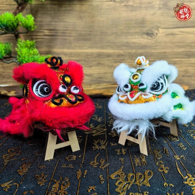 

Lion Awakening Ornament Mini Crane Lion Home Office Car Decoration Foshan