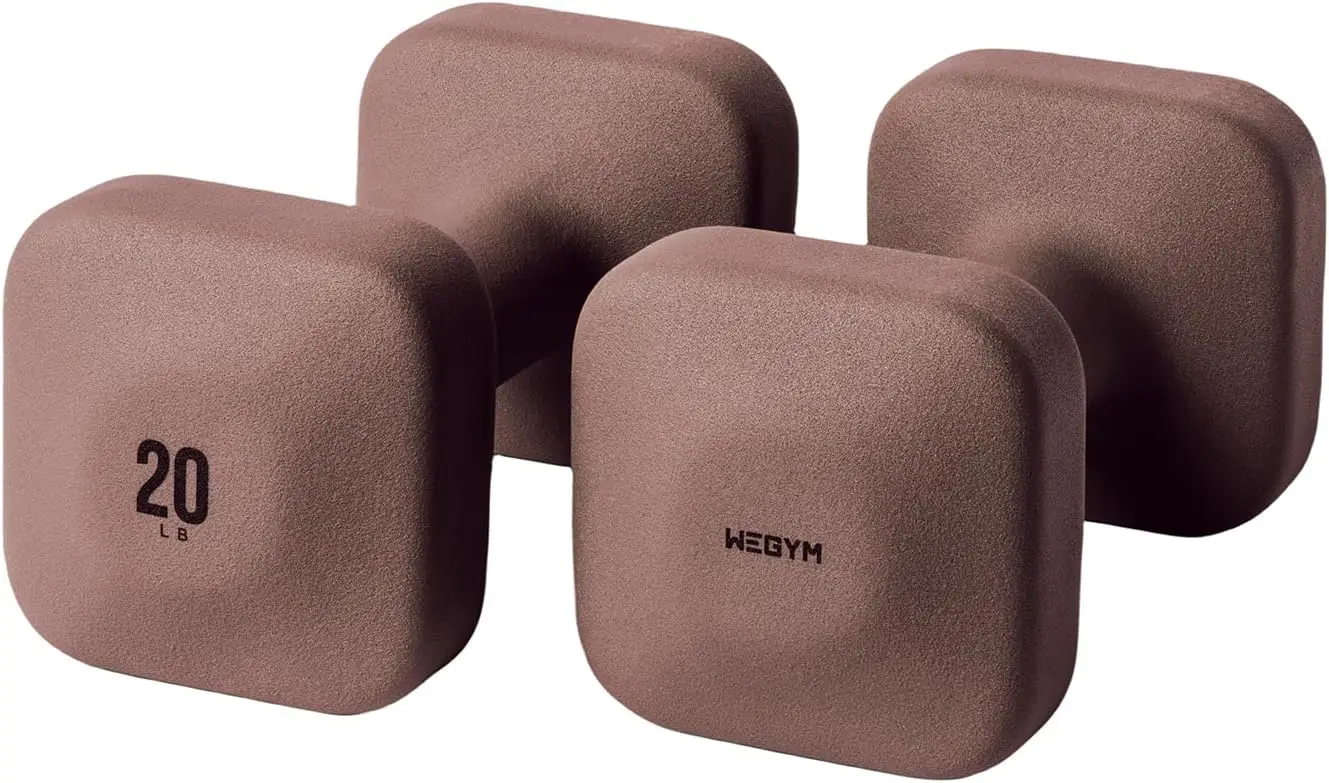 

Dumbbells Anti Slip Anti Roll Thick Handles Free Weights Square Dumbbells for Secure Workouts at Home Weightlifting and Personal