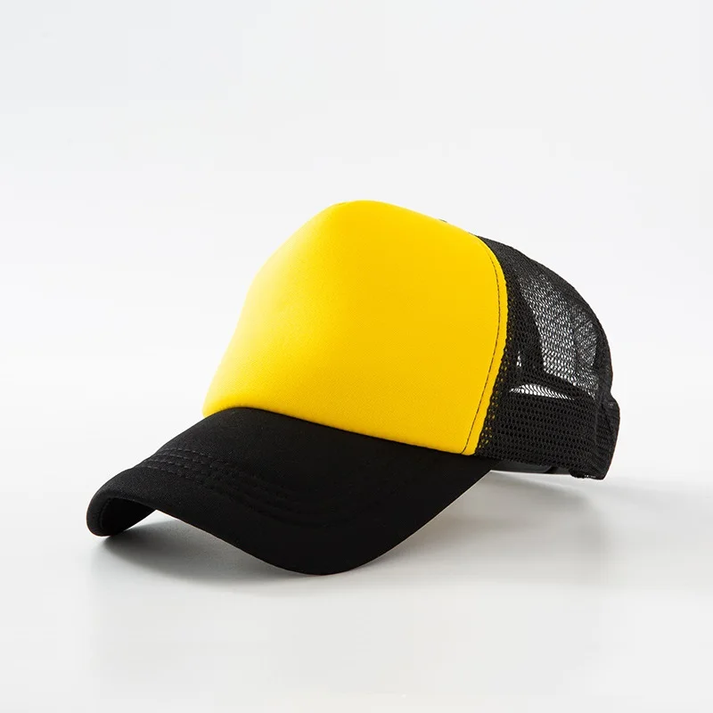 Herren Trucker Caps Schaumstoff Polyester Sport-Baseballmützen Belüftete Hüte für Erwachsene Männer Frauen Gorros – Detail 16