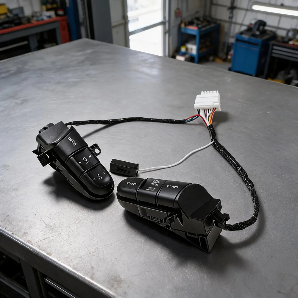 Wheel Audio Button Steering Wheel Switch ABS Material Construction Lightweight Design Easy Installation Process