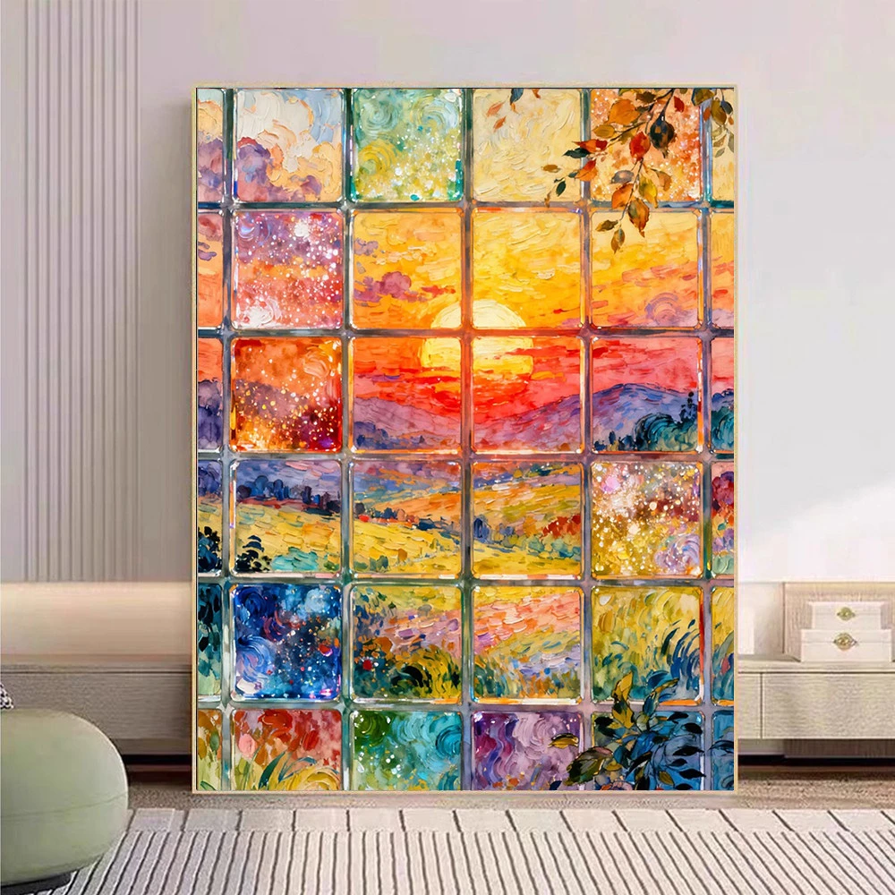Jigsaw Puzzles Sunset Landscape 500/1000/1200/2000 PCS Wall Decor for Living Room Bedroom Gift No Frame