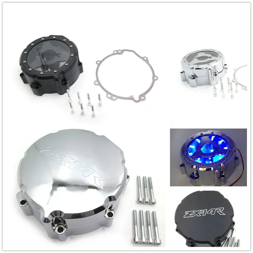 

Engine Stator Cover See Through for Kawasaki ZX14 ZX14R 2006-2022 CONCOURS 08-22 Motorcycle Part