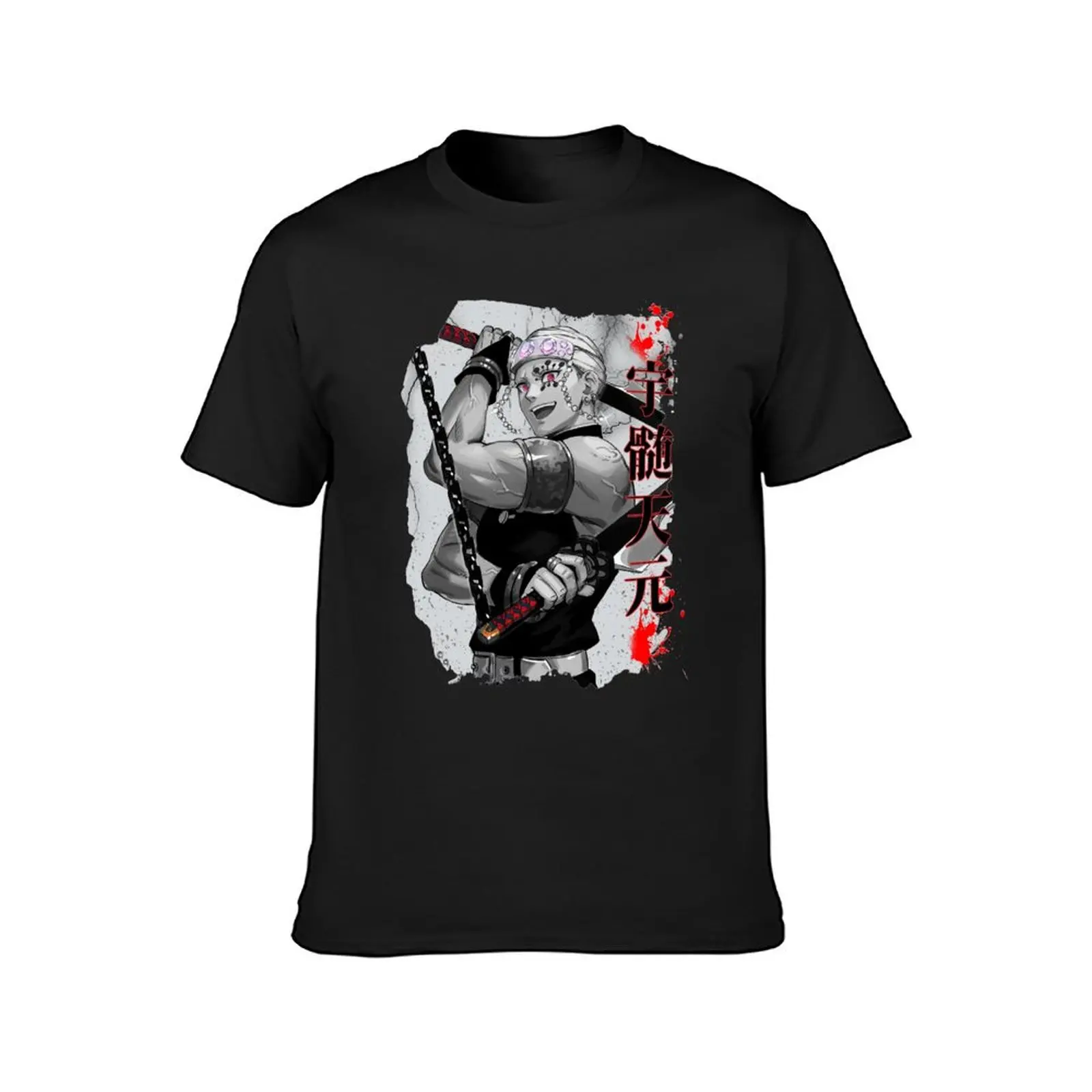 Uzui - The Sound Pillar T-Shirt plus size tops Short sleeve tee for a boy blacks mens t shirt