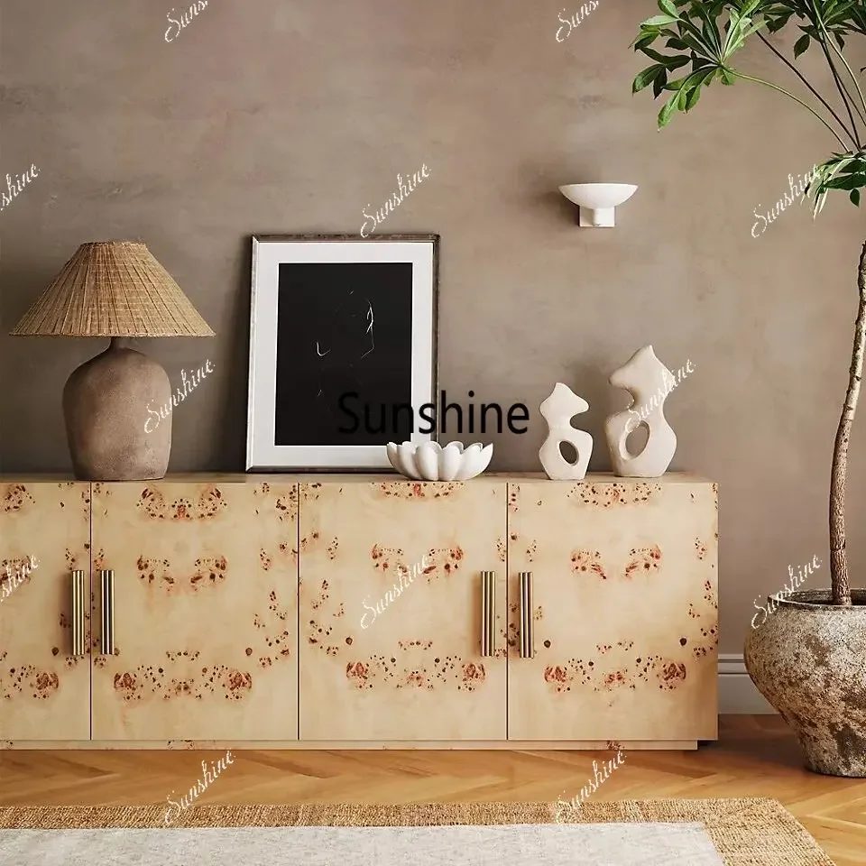 

YMinimalist design TV American country antique solid wood, cabinets