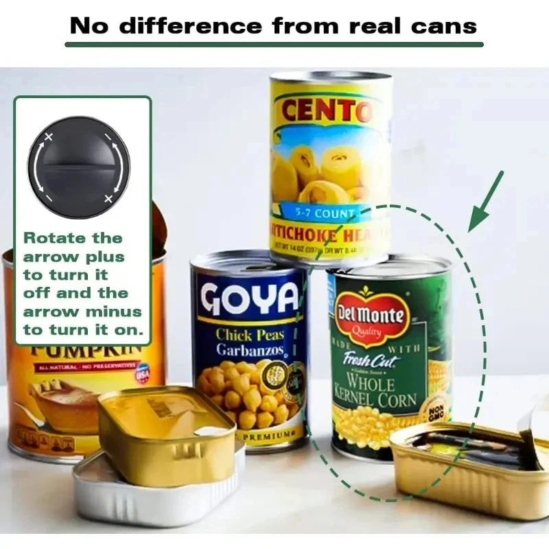 Corn Can Fun Safe Hidden Safe Compartment Diversion Safe Food Cans Secret Stash Hiding Container Kitchen Hide Cash Hidden