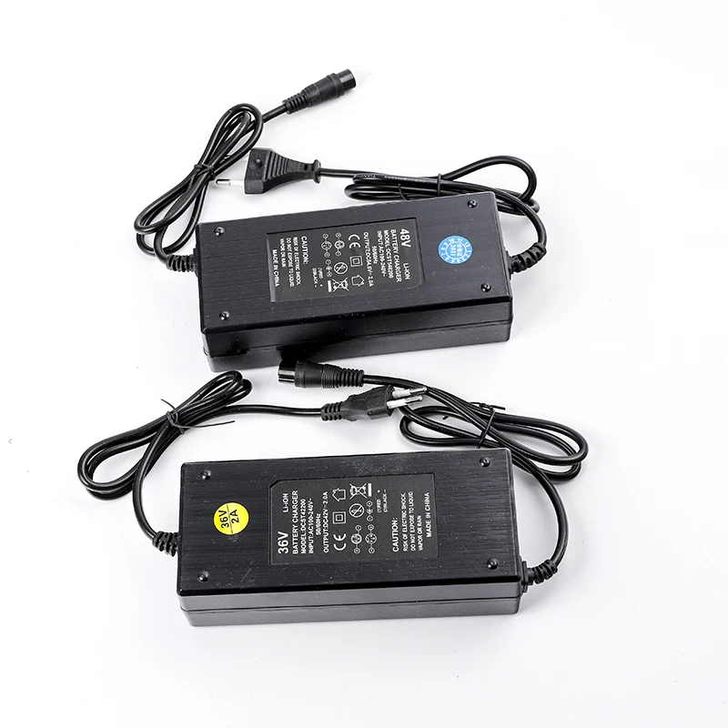 Smart Lithium Battery Charger For 36V/48V Electric scooter Kugoo M4 Electric Scooter Original replacement  Accessories charger