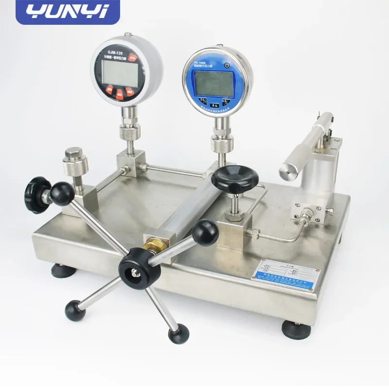 YUNYI -0.095-10MPa Laboratory Pneumatic Pressure calibration machine Manual Pressure Pneumatic Measurement Tools