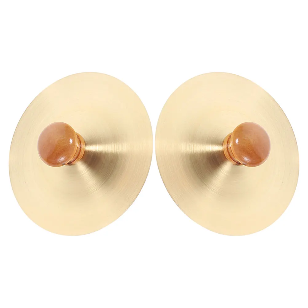 

1 Pair 7Cm Mini Cymbals Sturdy Ethnic Jing Percussion Instruments For Dance Opera Cultural Performances Small Rhythm
