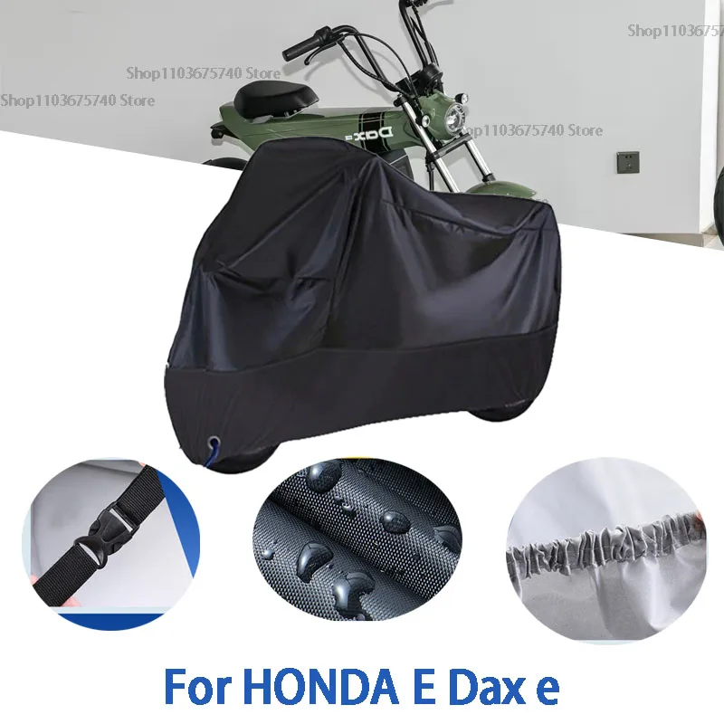 

Полный чехол для мотоцикла HONDA E Dax E, автомобильный чехол на открытом воздухе, защита от солнца, пыли, без ушей, утолщенный оксфордский чехол, аксессуары