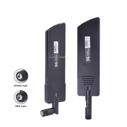 2PCS 5G CPE Pro outdoor router antenna Huawei b311 5E773 modem WIFI full band amplifier 40DBI antenna TS9 interface 600-6000MHz