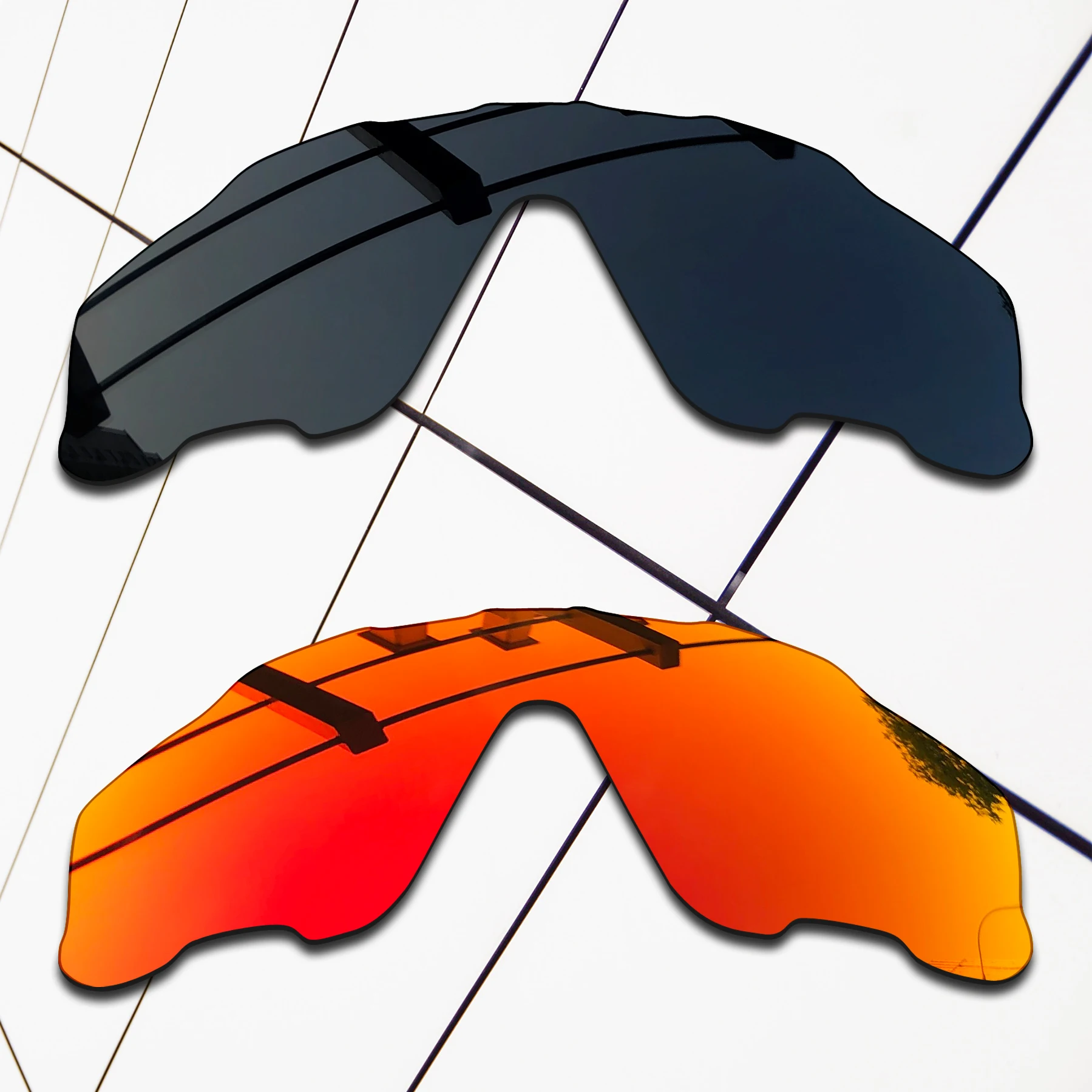 Groothandel E.O.S gepolariseerde vervangende lenzen voor Oakley Jawbreaker OO9290 - 31 mm |   Jawbreaker Asian Fit OO9270 zonnebril