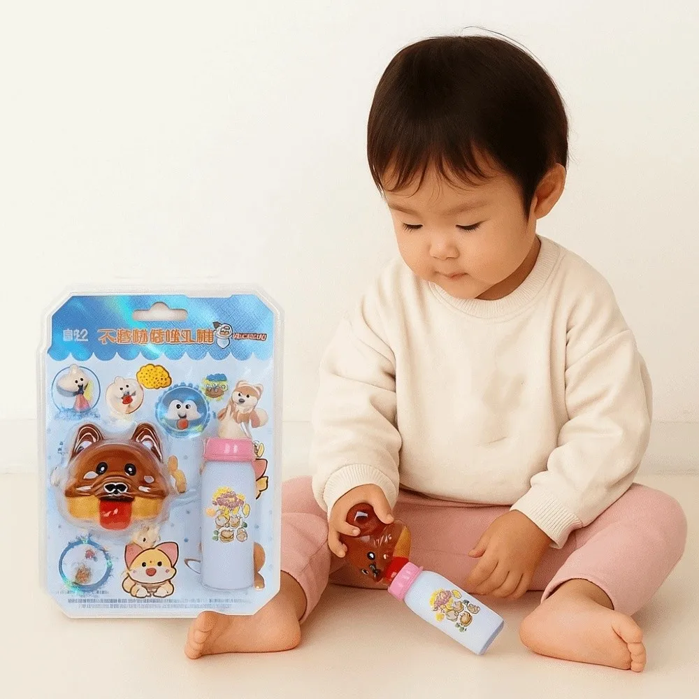 Simulation Milk Bottles And Talking Dog Early Education Pretend Play Girls Pretend Play Food Feeding Role Play