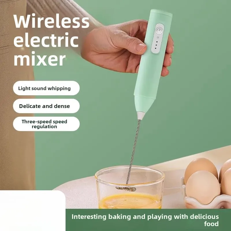 

Handheld small milk frother electric coffee frother household milk frother milk whisk mixer egg beater