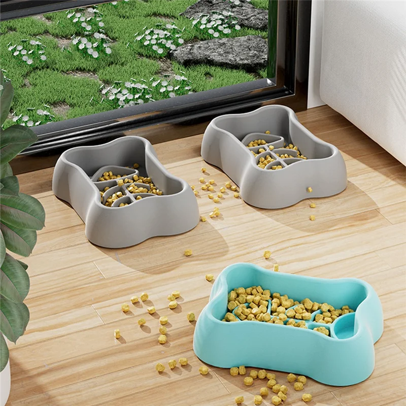 Cuenco para perros BOFO, cuenco para comida divertida, cuenco para perros y mascotas, cuenco para comida para perros, cuenco para arroz, cuenco para comida lenta para perros, antiasfixia y antivómitos