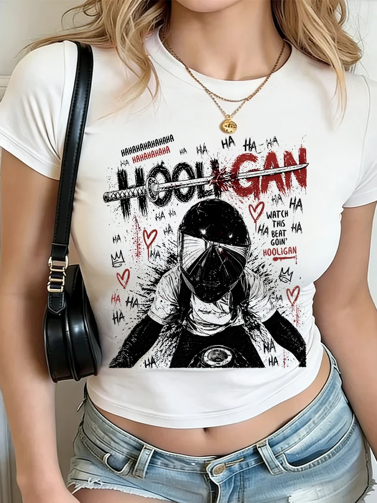 Kpop Graphic Y2K Concert World Tour 2026 T-shirt Women 100% Cotton Crop Top Summer Girls Tshirts