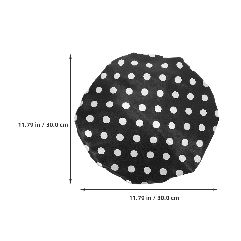 

2Pcs Waterproof Shower Caps Bath Hats for Women Deep Hair Conditioning Processing Reusable Large Size Braids Cover