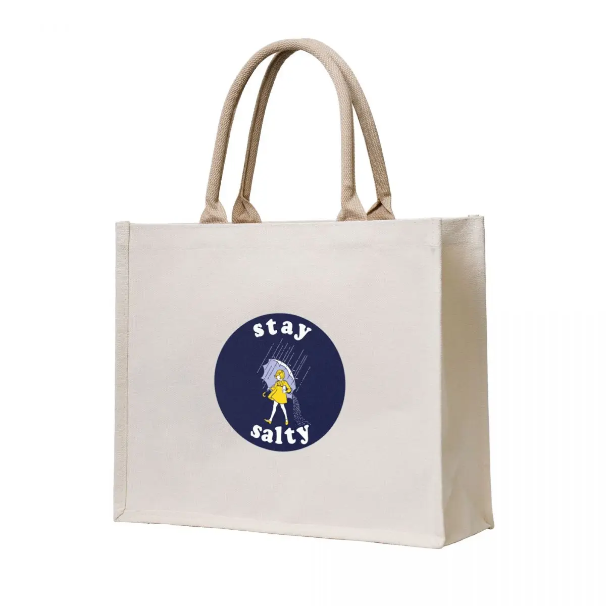 

Stay Salty Salt Girl Tote Bag shopping cart bags large size bags shopper bag woman