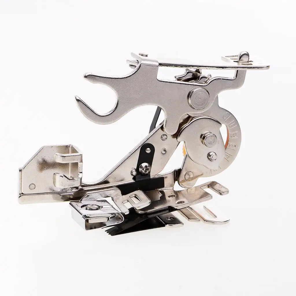 Ruffler Presser Foot Adjustable Metal Sewing Machine Tools Pleated Foot for Domestic Sewing Machines