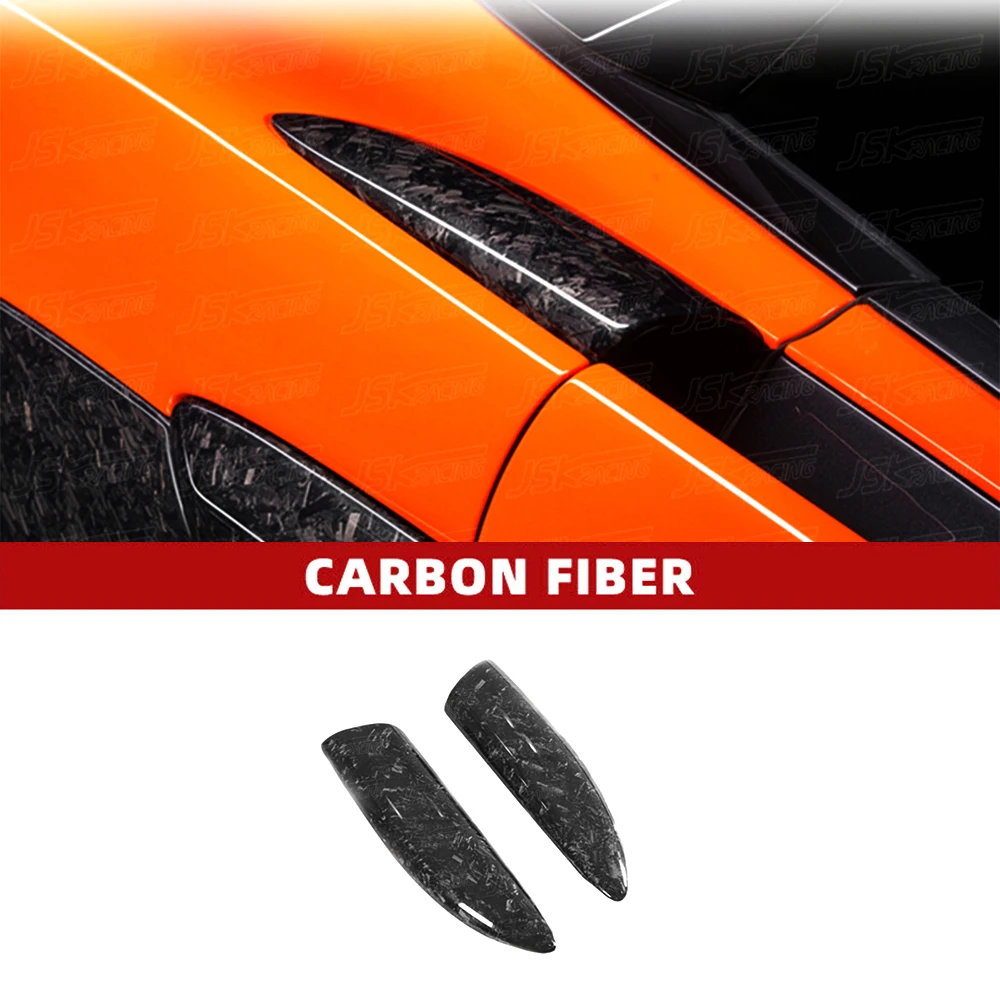 O Style Forged Carbon Fiber Side Intake Fins For Mclaren 540C 570S 570Gt 600Lt 2015-2018