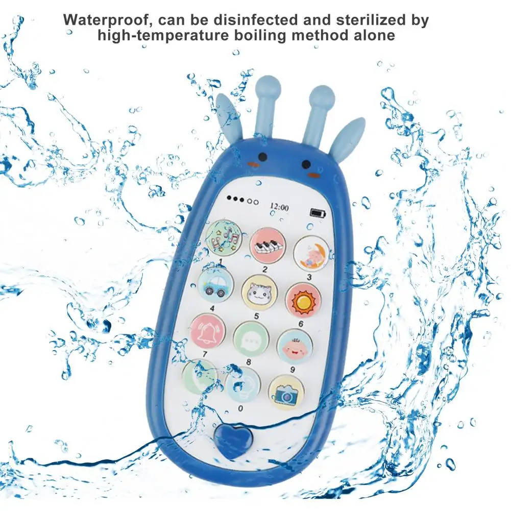 아기 아동용 ABS 어린이 시뮬레이션 전화 모델, 사랑스러운 모양, 빛과 소리, 전화 장난감