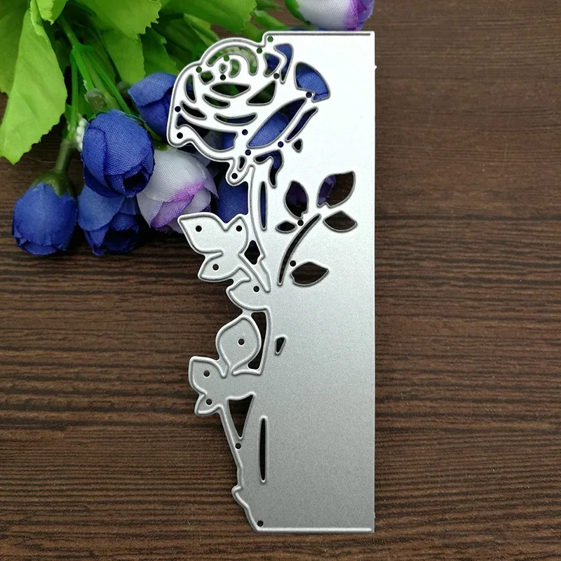 Rose Leaves Border Metal Cutting Dies Stencils Die Cut DIY Scrapbooking Album Paper Card Embossing