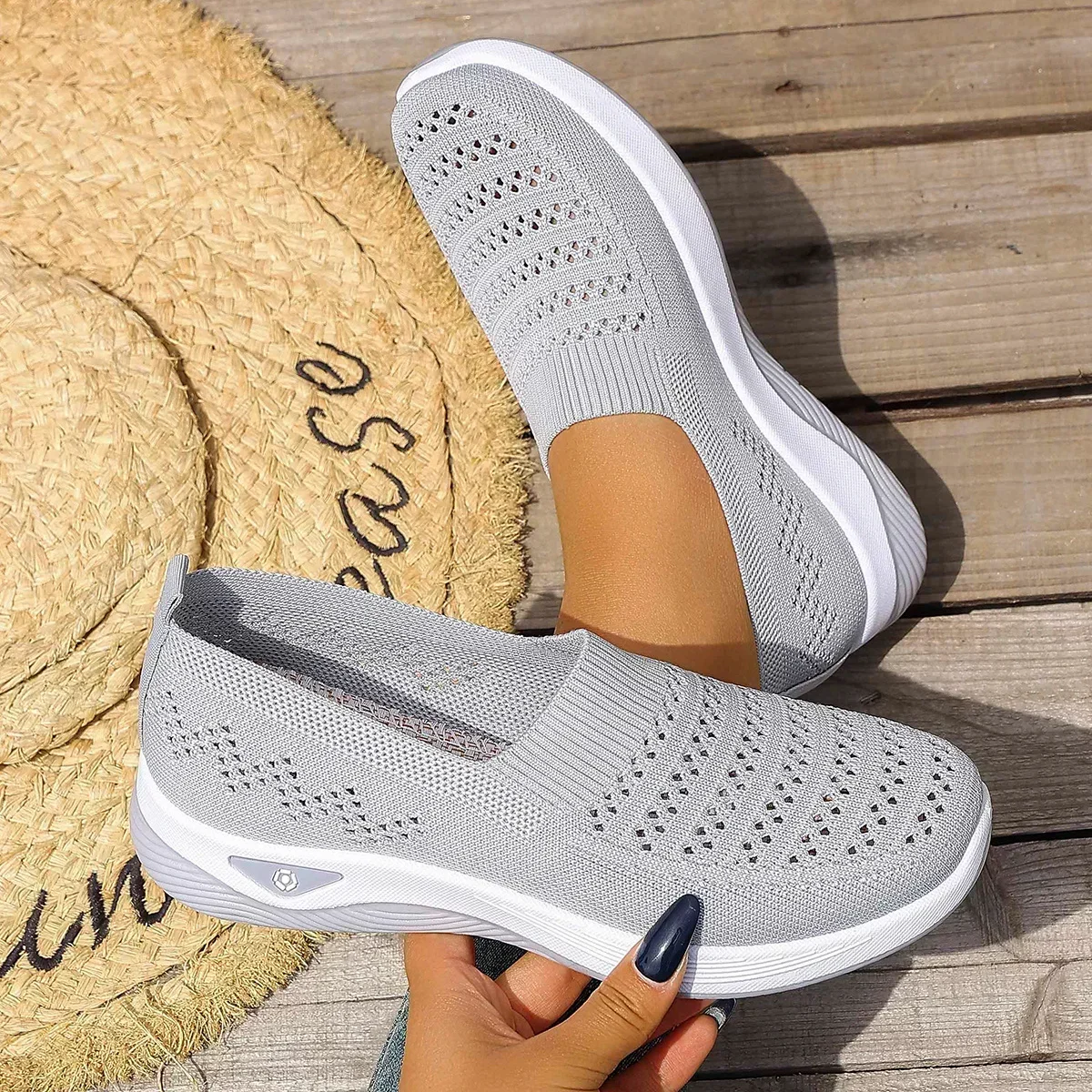 Atmungsaktive Freizeitschuhe Rutschfeste Outdoor-Sneaker für Tägliches Pendeln – Detail 7